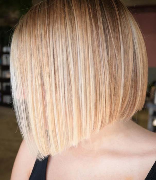 Honey Blonde Bob